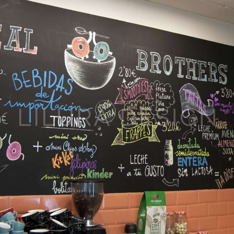 pizarra cereal brother diseño menu pizarra cereal brother diseño menu