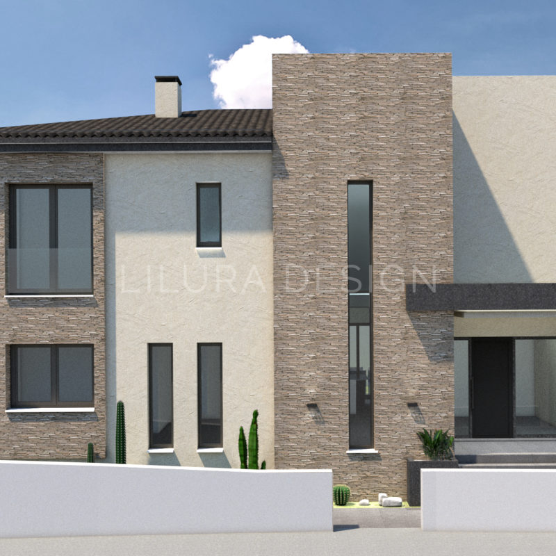 Arquitectura fachada vivienda estilo moderno Arquitectura fachada vivienda estilo moderno
