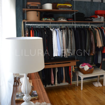 proyecto interiorismo y decoración reforma dormitorio principal con vestidor abierto 3