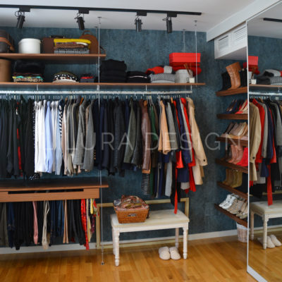 proyecto interiorismo y decoración reforma dormitorio principal con vestidor abierto 4